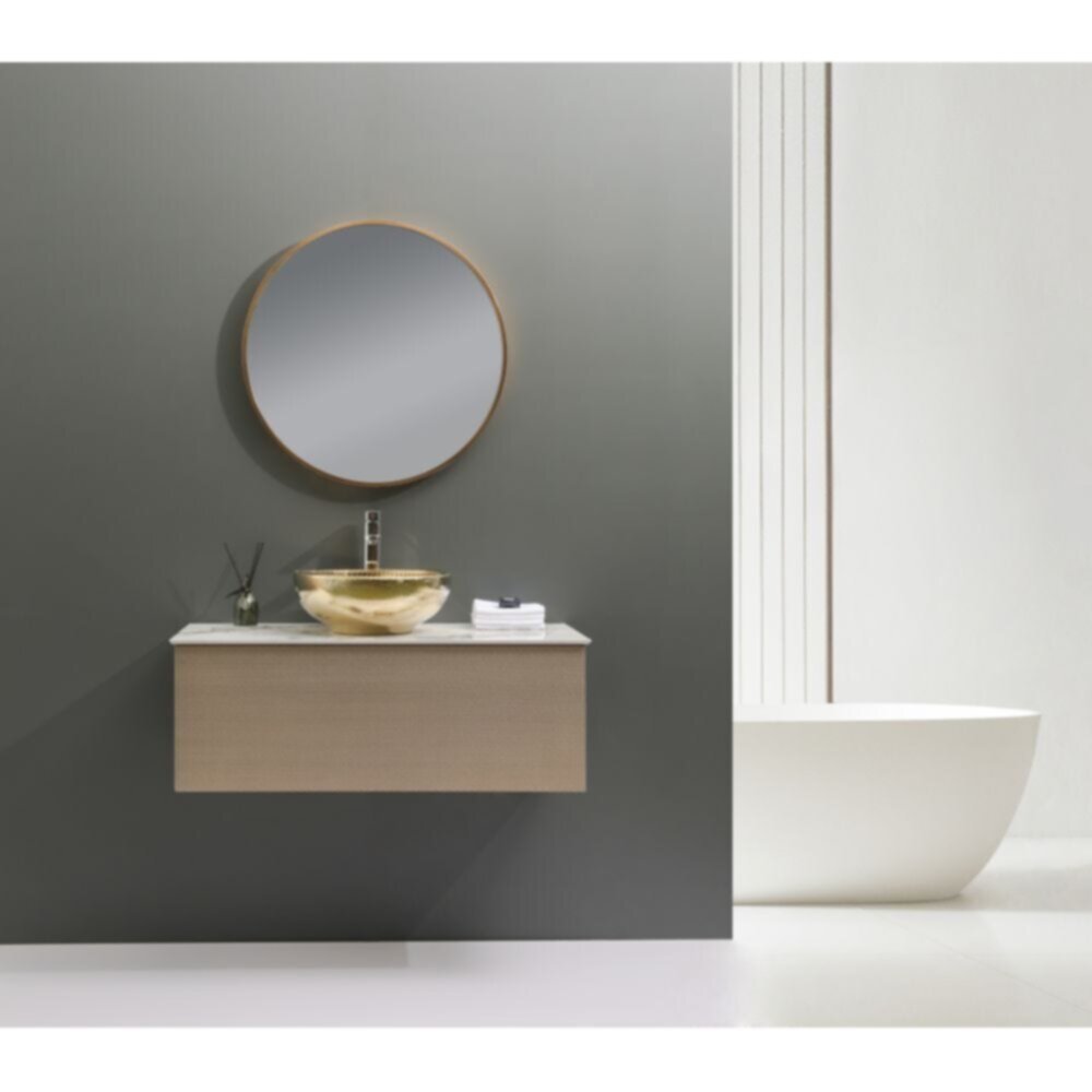 MILANO | Elisse Vanity Model Hs16401 With Led Mirror 1000*700 Mm (3Ctns/Set ) | 140500201340