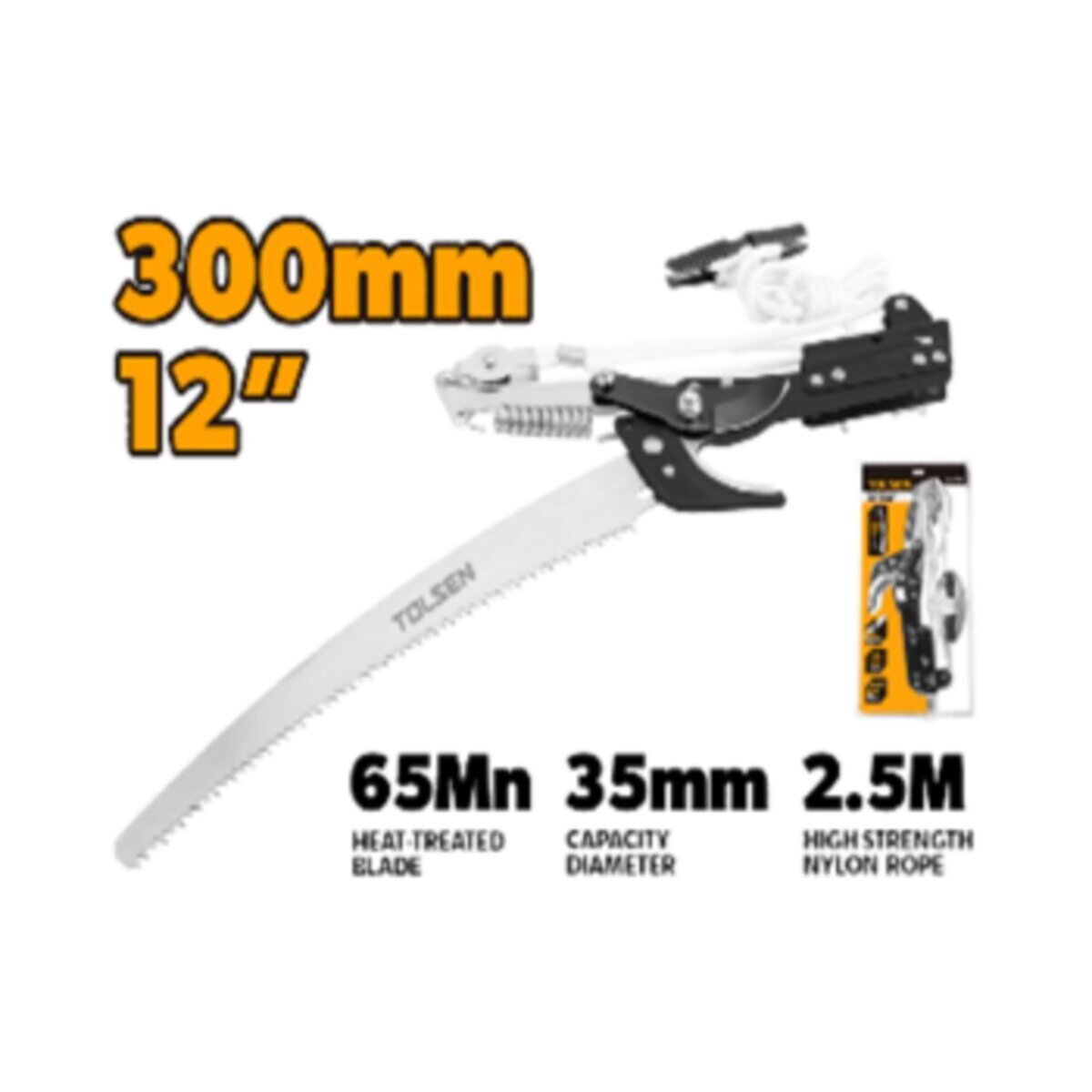 TOLSEN | Professional Tree Pruner 350mm/12" 65Mn | 31048