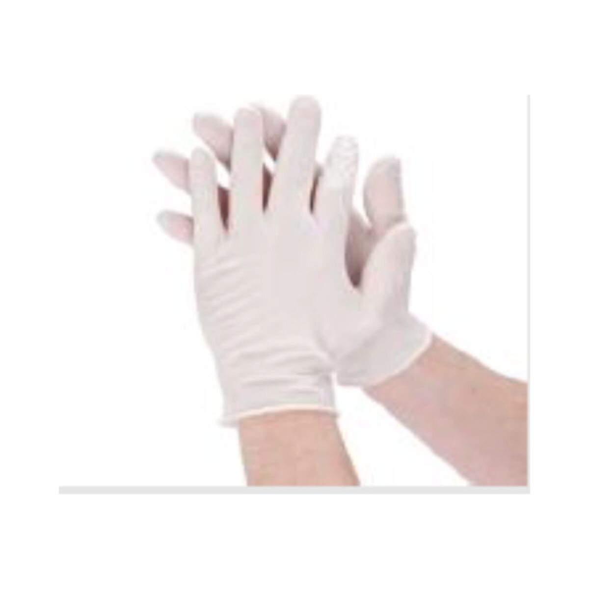 AZOSS | Powder Free Vinyl Disposable Gloves White 100 Pair Pkt | 4VN101-Small