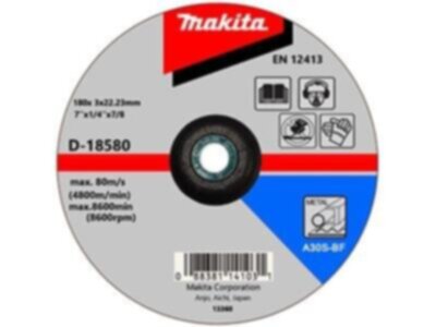 MAKITA | Cut-off wheel 180 X 3 X 22.23 A30s (For Steel) | D-18580