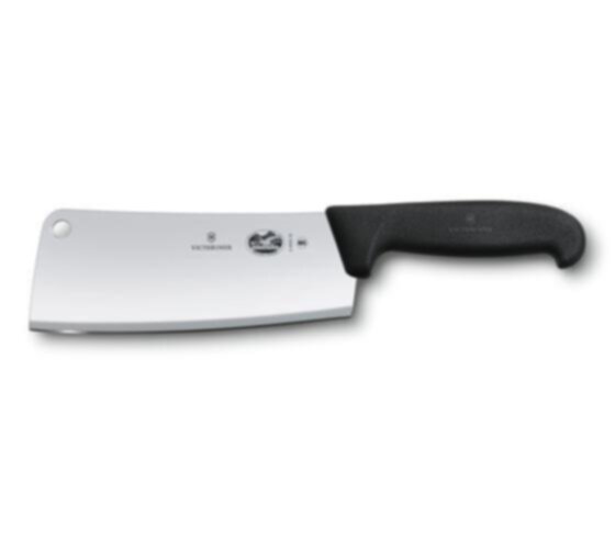 VICTORINOX | Cutlery Pro Kitchen Cleaver with 7.1 Inch Blade and Black Fibrox Handle | 5.4003.18