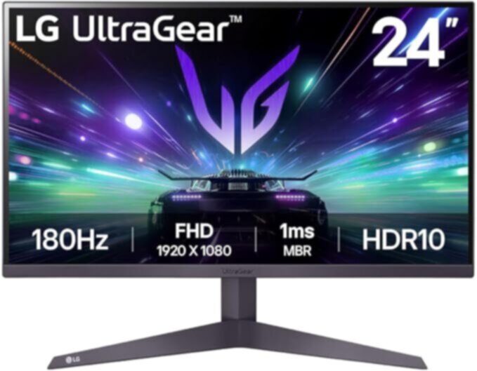LG | 24GS50F-B.AMA 24" FHD 180Hz Gaming Monitor