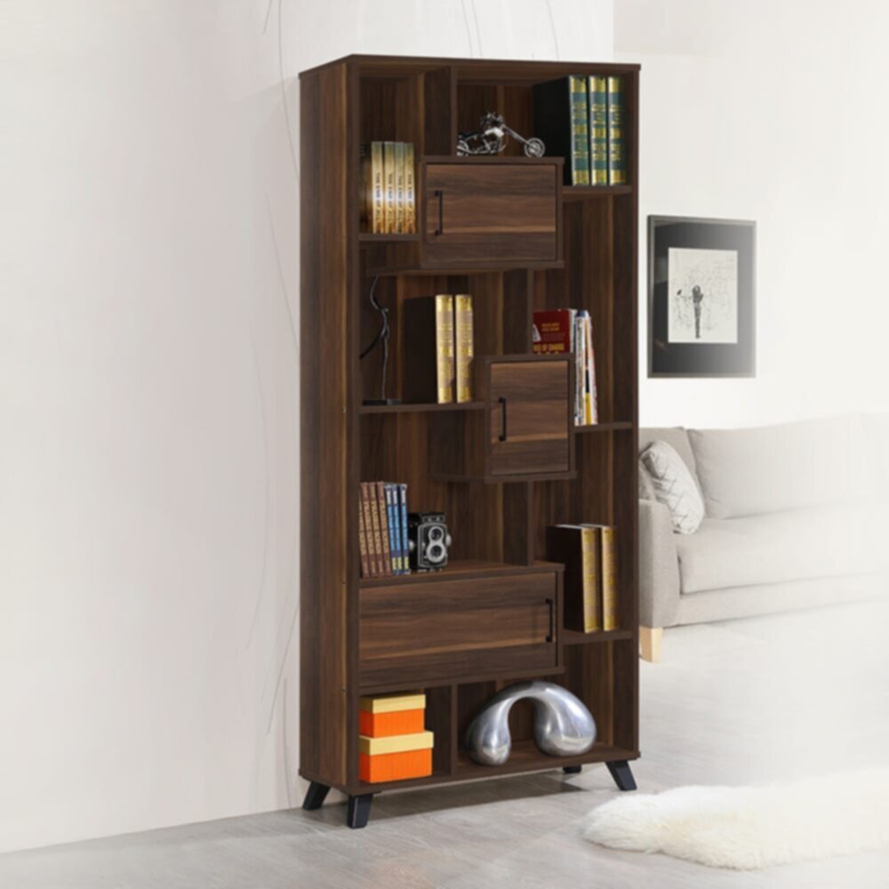 Edralin Book Case - French Walnut | 811900300116