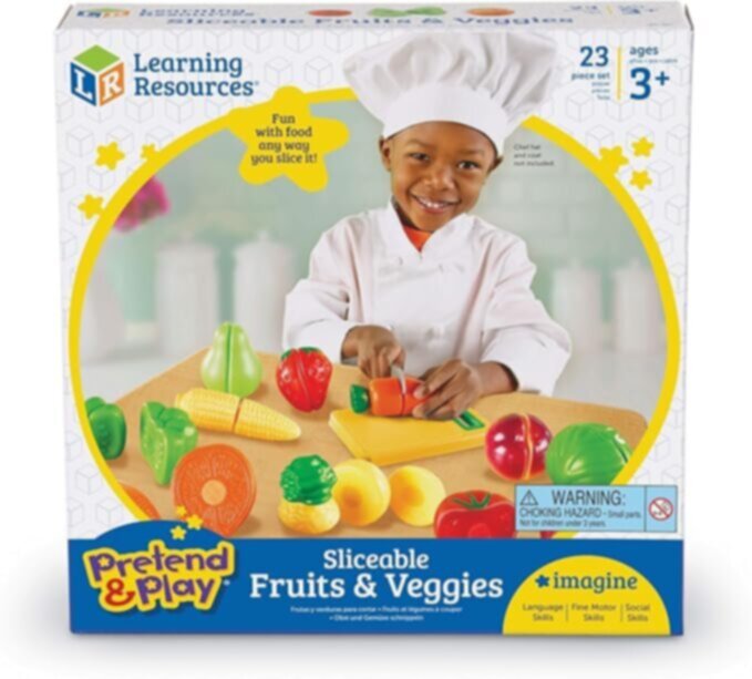 LEARNING RESOURCES UK| Pretend & Play Sliceable Fruits & Veggies