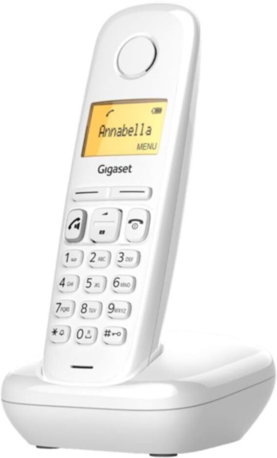 GIGASET | A270 Cordless Telephone with Caller ID & Handsfree White