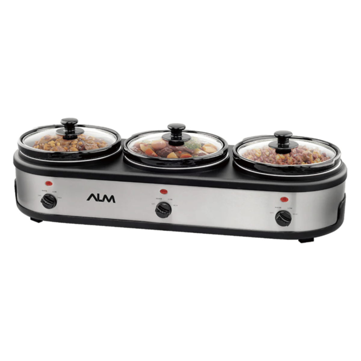 ALM | 3x2.5Ltr Slow Cooker 3x140W | ALM-SC3250