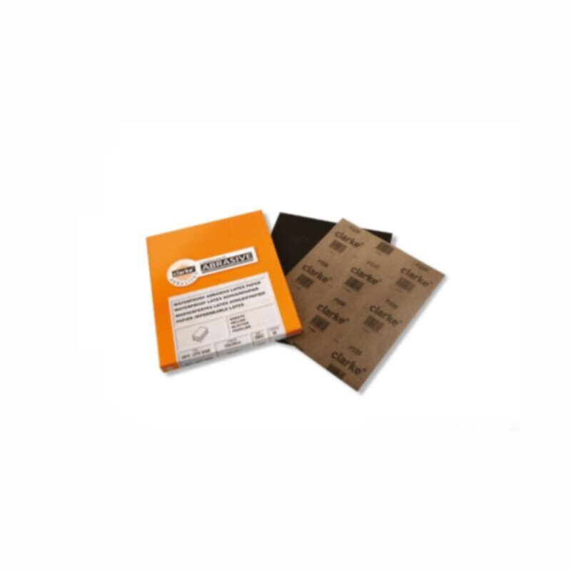CLARKE | Waterproof Sanding Paper 100 Grit with 45Pcs/Packet | AP100CL