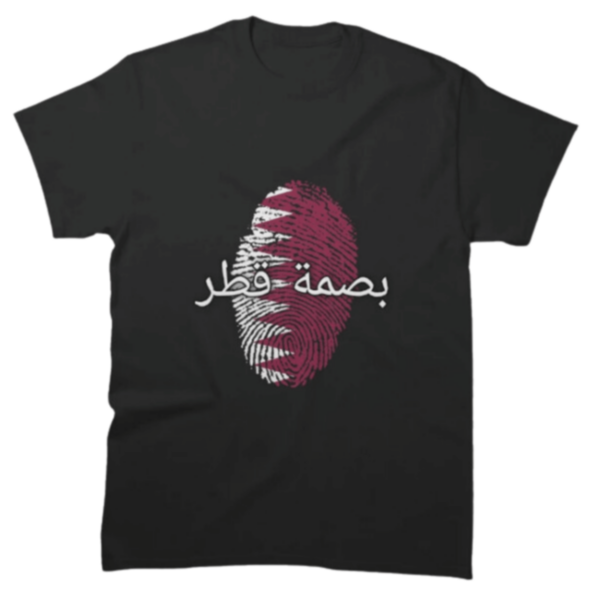 Qatar National Day Classic T-Shirt Black-S