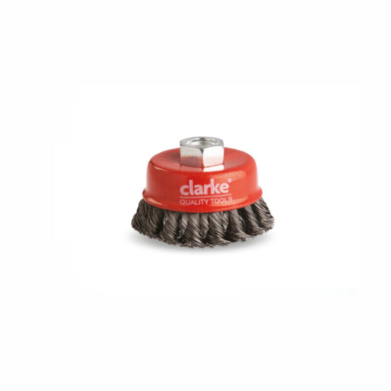 CLARKE | Cup Wire Brush Twisted M10 x 65mm | CWBT10X65C