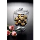 VAGUE | Acrylic Square Candy Box S Clear | 02-617