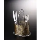 VAGUE | Cutlery Holder Barl Golden S-13.5*9*(h)21cm | 02-866GT