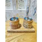 NAQSH GALLERY | Two Incense Burners On Tray | 10000077