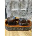 NAQSH GALLERY | Incense Burner Set With Glass Cover | 10000370