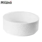 MILANO | Ceramic Art Basin Model No. 288 Matt White Including Pop Cover Size 425X425X160 | 140500201298