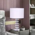 DANUBE | Jonathan Crystal Table Lamp Clear Crystal | 290400700038
