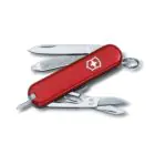 VICTORINOX | Swiss Army Knives | Signature in Leather Pouch 7 Function Multi Utility Swiss Knife | 0.6225