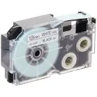 CASIO | Label Printer Tape Black and White 12mm | XR-12WE1-W-DJ1