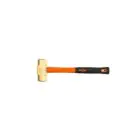 CLARKE | Brass Sledge Hammer 2LB with Orange/ Black Color Fibreglass Non Slip Grip Handle | BH2FC