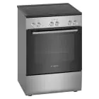 BOSCH | Serie 2 60cm Freestanding Electric Ceramic Cooker Stainless Steel | HKL060070M