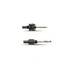 CLARKE | Hole Saw Arbor A4 Compatible with 1/4" Pilot Drill, Black Color Head | HSAA4CL