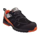 DELTAPLUS | Nylon Mesh/NU Black Leather Safety Shoes  | BROOKLYN  S3 HRO SRC
