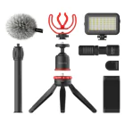 بويا | BY-VG350 Smartphone Vlogger Kit Plus مع ميكروفون BY-MM1 + وإضاءة LED وملحقات | MOTPIAS000050