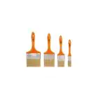 CLARKE | Paint Brush 3 inch Orange Color Compatible Plactic Handle White Bristle | PB3WC