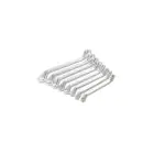 CLARKE | Ring Spanner 10mm x 11mm Chrome Finish with Chrome Vanadium Steel | RS10X11C