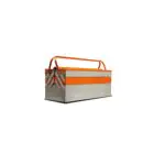 CLARKE | Metal Tool Box 5 tray, 3.1kg, 21 inch Blue Color with Anti-Finger Trap System | TB5S