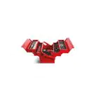 CLARKE | Tool Box 85 pcs Set, Red Color with Anti-Finger Trap System | TB85C