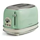 ARIETE | 0155/14 Retro Style 2 Slice Toaster Green | TE0185904