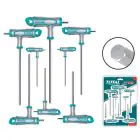 TOTAL | T-handle Hex Wrench Set 8 Pcs | THHW8081