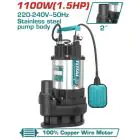 TOTAL | Inox Sewage Water Submersile Pump with Cutting Blade 1.100W | TWP7110016