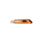 CLARKE | Utility Knife 18mm Orange/Black Body & auto lock mechanism with Blade  | UKC