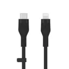 BELKIN | BOOST↑CHARGE Flex USB-C Cable with Lightning Connector 1m Black | CAA009BT1MBK