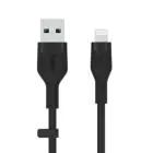 BELKIN | BOOST↑CHARGE Flex USB-A Cable with Lightning Connector 1m Black | CAA008BT1MBK