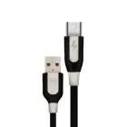 HEATZ | Pvc Rubber Mix Material Fast Micro Usb Cable 1M Black/Cream | ZCS04