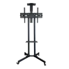 ZENAN | Tv Stand with Castor Wheel Black For Size 32"-70" inch 65kg | ZTS-CD800S