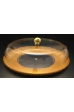 VAGUE | Acrylic Diamond Round Cake Set Golden | 02-308