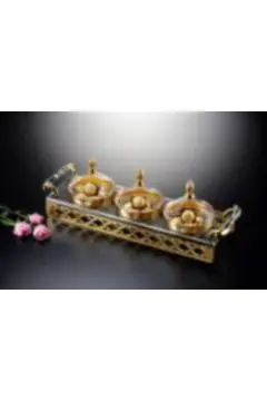 VAGUE | Laser Tray with Canisters 3 Clear | 02-639