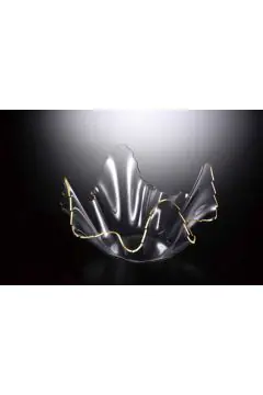 VAGUE | Acrylic Gold Fruit Bowl 24.5cm | 02-896