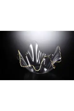 VAGUE | Acrylic Gold Fruit Bowl 40cm | 02-907