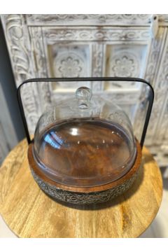 NAQSH GALLERY | Glass Lid Serving Tray | 10000530