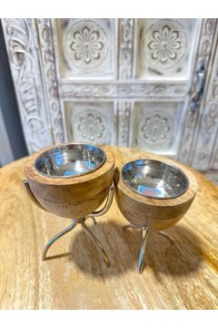 NAQSH GALLERY | Two Mini Round Incense Burner | 10000554
