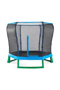 PLUM | 7ft Junior Jumper Trampoline with Enclosure Net Blue | 102402C82