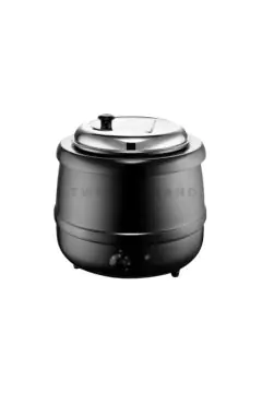 JIWINS | 13L Black Electric Soup Kettle Warmer 400W | 13-1243