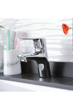 MILANO | Prato Basin Mixer Tap with Pop Up Waste & Flexible Pipe | 140100200364