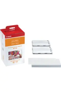 CANON | RP-108 High-Capacity Color Ink/Paper Set for SELPHY CP910 Printer | 92-SAS-SYQ7823
