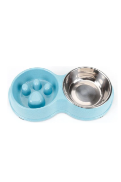 Pet Slow Food Double Bowl 31.5X17.5X6 | 16607U1