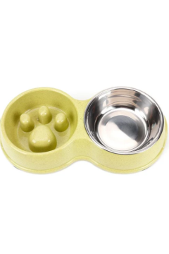 Pet Slow Food Double Bowl 31.5X17.5X6 | 16607U2